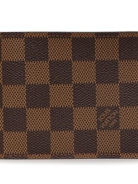 Authentic Louis Vuitton Damier Ebene Multiple Wallet - Excellent Condition